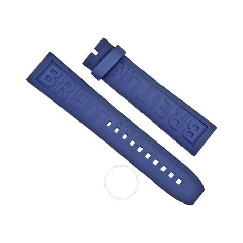 breitling rubber band|breitling 20mm rubber strap blue.